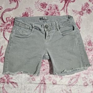 Zara Women's Light Gray Jean Shorts